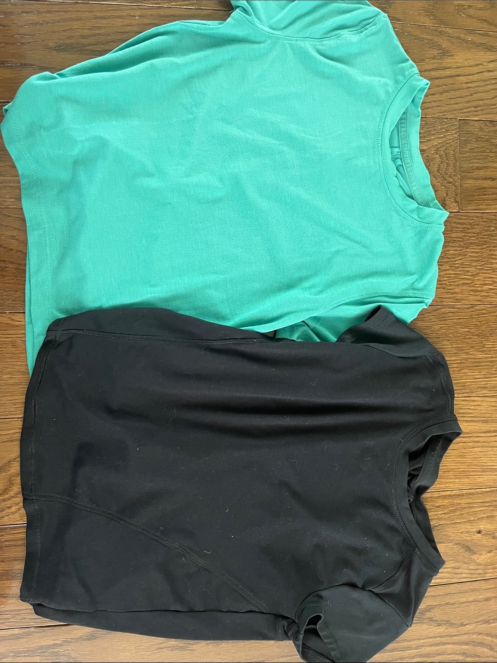 all in motion Teal and Black Short-Sleeve Crew Tops - 2 Pack